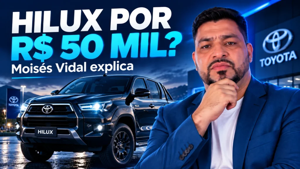 Hilux por R$ 50 mil? Como comprar Hilux barata | Moisés Vidal